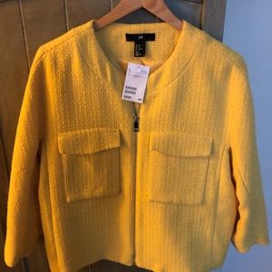 H&M yellow jacket-New!